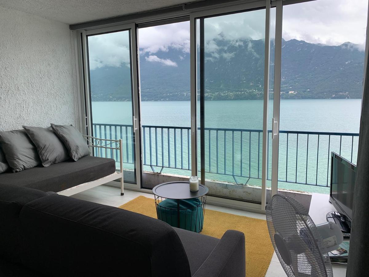 Le Lamartine, Vue Magnifique Face Au Lac Du Bourget Aix-les-Bains Exterior photo