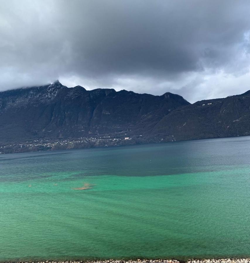 Le Lamartine, Vue Magnifique Face Au Lac Du Bourget Aix-les-Bains Exterior photo